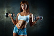 Young sports woman