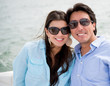 Couple enjoying their holidays