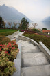 vialetto e giardino a Faggeto Lario - lago di Como
