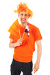 Sport fan in Holland