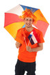 Sport fan in Holland