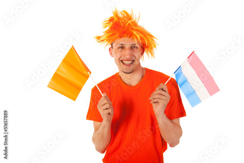 Photo: Sport fan in Holland Sport fan in Holland