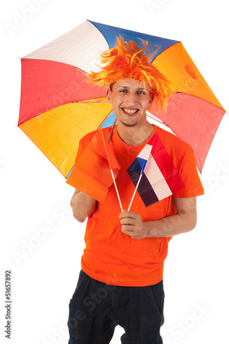 Photo: Sport fan in Holland Sport fan in Holland