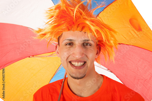 Photo: Sport fan in Holland Sport fan in Holland