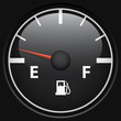 Black fuel gage