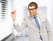 businessman with dart
