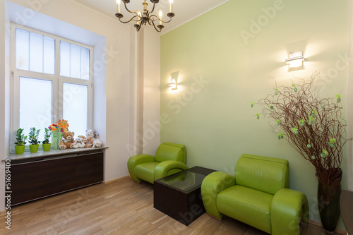 Photo: Green waiting room Green waiting room