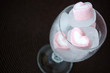 marshmallow in ice cube