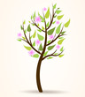Vector: Blossom tree Blossom tree