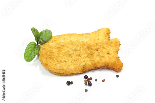 Photo: poisson pané poisson pané