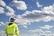 Photo: surveying horizon for future construction plans surveying horizon for future construction plans