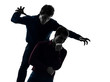 Foto: two men twin brother friends domination schyzophrenia concept s two men twin brother friends domination schyzophrenia concept s