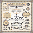Calligraphic design elements and page decoration