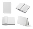 book notebook textbook white blank paper template