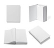 book notebook textbook white blank paper template