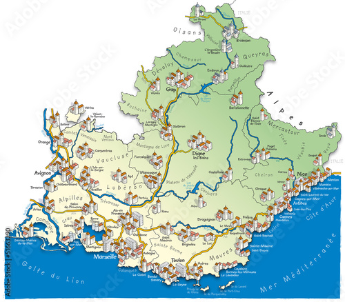 Illustration: 04-05-06-13-83-84 PROVENCE ALPES COTE D’AZUR 04-05-06-13-83-84 PROVENCE ALPES COTE D’AZUR
