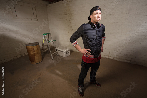 Photo: Tough Guy Posing Tough Guy Posing