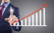 Businessman with Chart