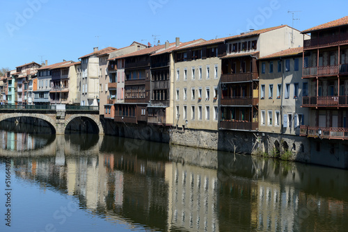 Photo: Maisons sur l'Agoût à Castres Maisons sur l'Agoût à Castres
