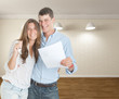 Young couple moving in