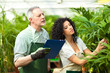Greenhouse workers