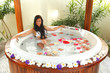 Pretty woman relaxing