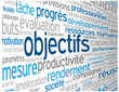 Nuage de Tags "OBJECTIFS" (projet équipe performance excellence)
