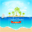 Tropical Paradise Label
