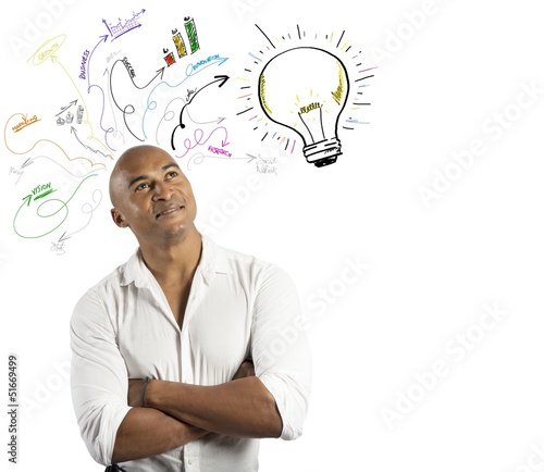 Photo: Businessman and creative business Businessman and creative business