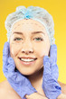 Photo: Beautiful young woman before plastic surgery operation Beautiful young woman before plastic surgery operation