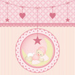 Sleeping baby girl