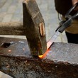 blacksmith working process