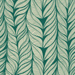 Vintage floral seamless hand drawn background with leaves. Eps10