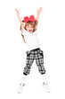 Girl with red bow