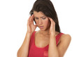 woman with a headache