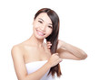 Woman hair care