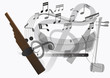 Lao reed mouthorgan musical instrument make from bamboo