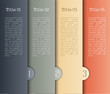 vector background number options banner