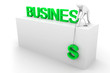 3d person raise business
