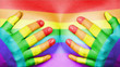 Hands covering breasts