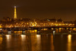 Pont des Arts in Paris at night