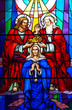 Stained Glass in a Catholic Church