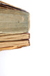 Old discoloured books