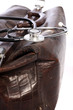 Leather doctors bag and stethoscope