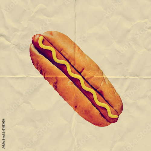 Photo: paper hotdog paper hotdog