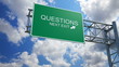 Questions - 3D Highway Exit Sign