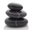three wet stones