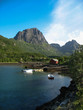 Landscape in the Lofoten islands
