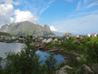 Landscape in the Lofoten islands