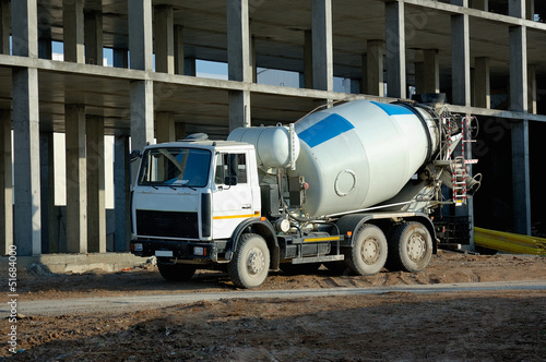 Photo: cement mixer truck cement mixer truck